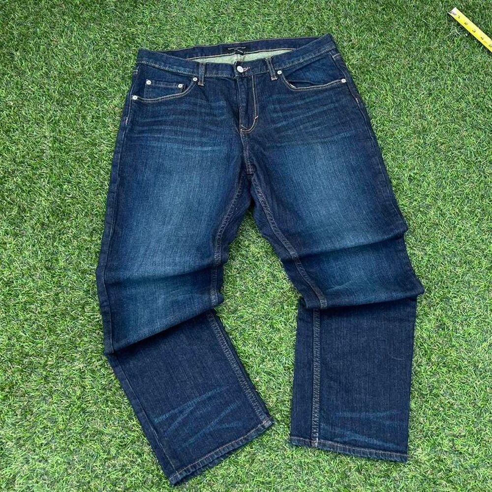 Y2K dark wash Banana-republic Men's straight leg Blue Jeans